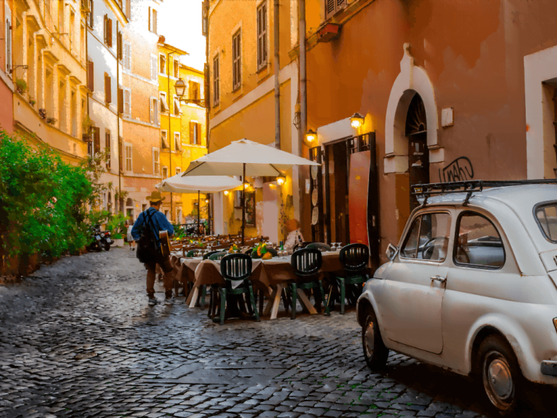 Trastevere, bairro vibrante de Roma – bar e experiências autênticas Imagine-se vivendo a Roma autêntica: descubra bares, sabores e ruas vibrantes!